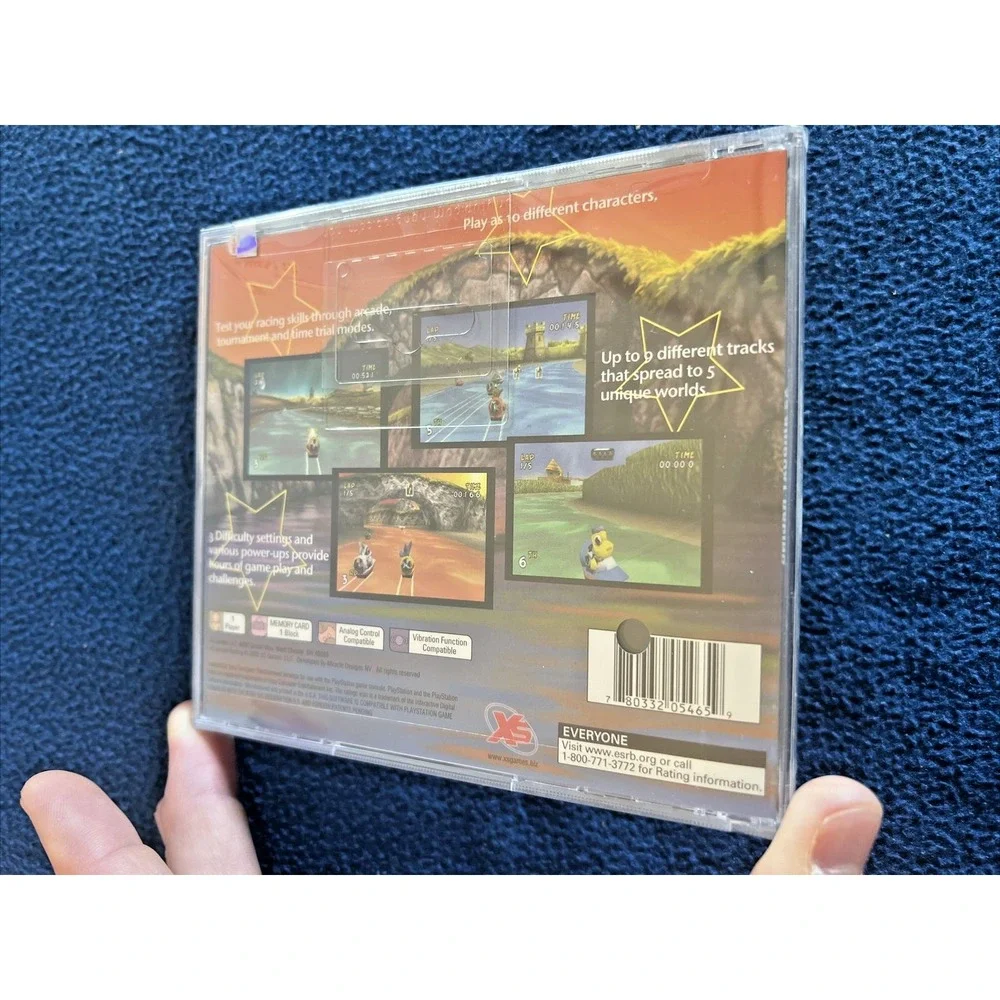 LQQK New PlayStation‎ 1 XS Airboat Racing Video Game Sony PS1 Factory Sealed!